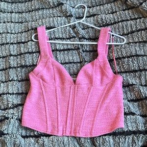 Zara: Pink Corset Top